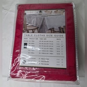 Red Tablecloth
